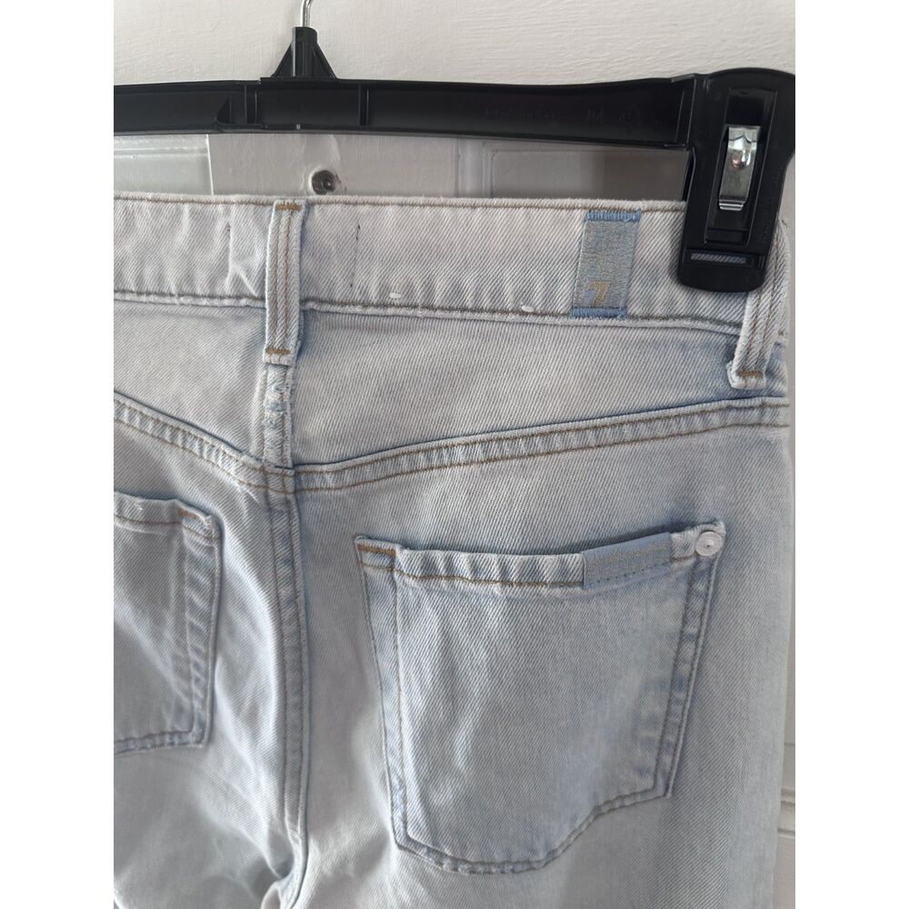 7 For All Mankind Womens Jeans Size 24 Light Wash Super Soft Denim - Picture 5 of 5